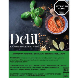 Delit Arroz con verduras salteadas Termoestabilizado
