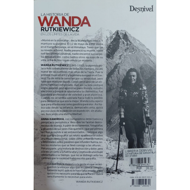 Desnivel La Historia de Wanda Rutkiewicz - Anna Kaminska