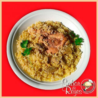 Sabor De Reyes Risoto Italiano Con Pollo Y Champignones