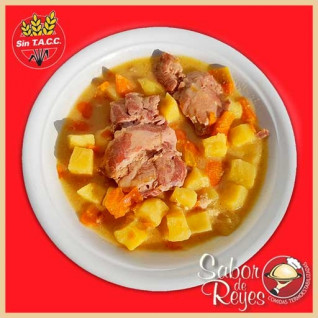 Sabor De Reyes Bondiola de cerdo a la mostaza francesa con papas cubo Libre de gluten...