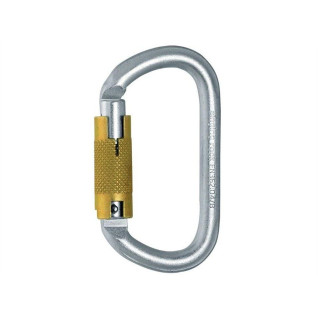 Singing Rock Mosquetón Acero Oval Triple Lock